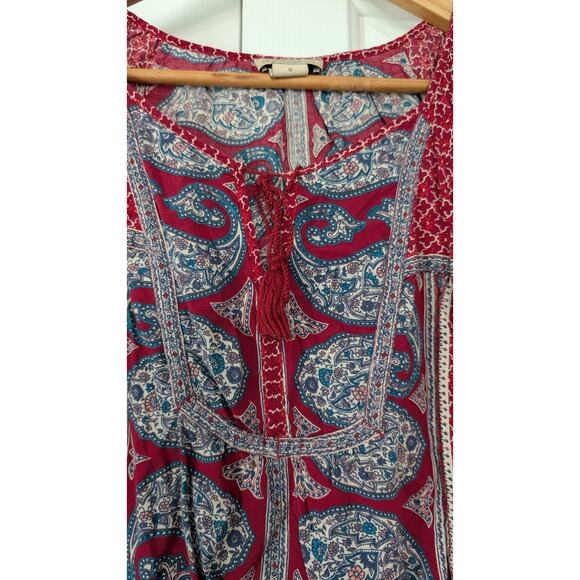 Lucky Brand Boho Peasant Top - Picture 3 of 7